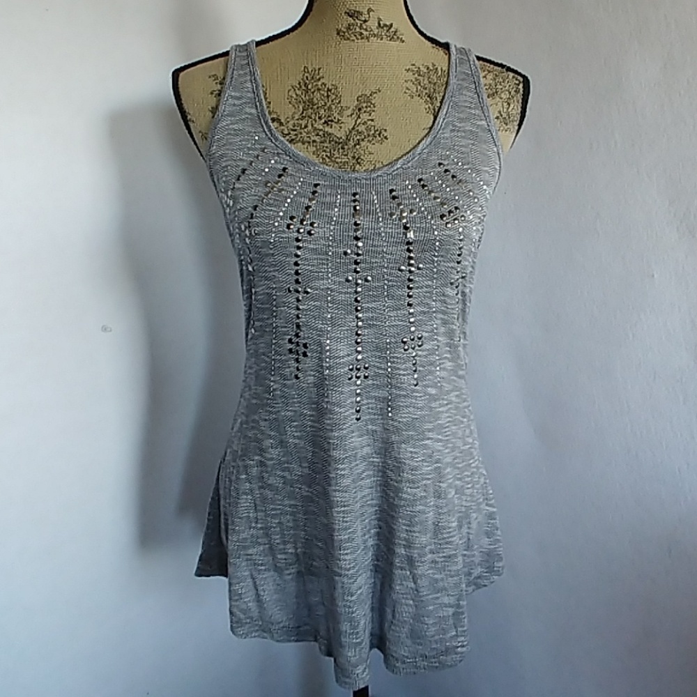 Queen Esther Embellished Racer Back Tank Top